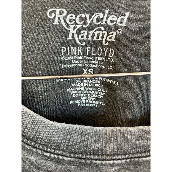 Pink Floyd Animals Tour ‘77 Light Sweatshirt by Recycled Karma brand. Size XS - Picture 5 of 9